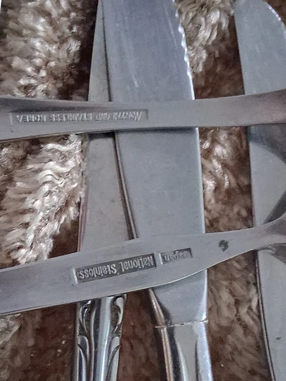 Ornate Handle Stainless Steel Dinner Mixed Lot - Silver Utensils